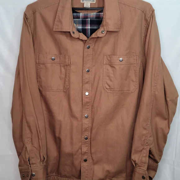 Duluth Trading co. Men’s Fire Hose Flannel-Lined Jacket 2XL - Picture 12 of 14